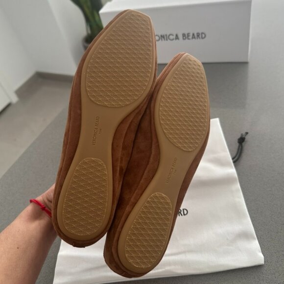 NIB Veronica Beard Beatrix Suede Ballet Flat - Picture 12 of 13